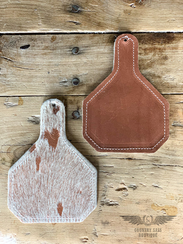 Rose Gold Acid Cowhide Freshener Tag