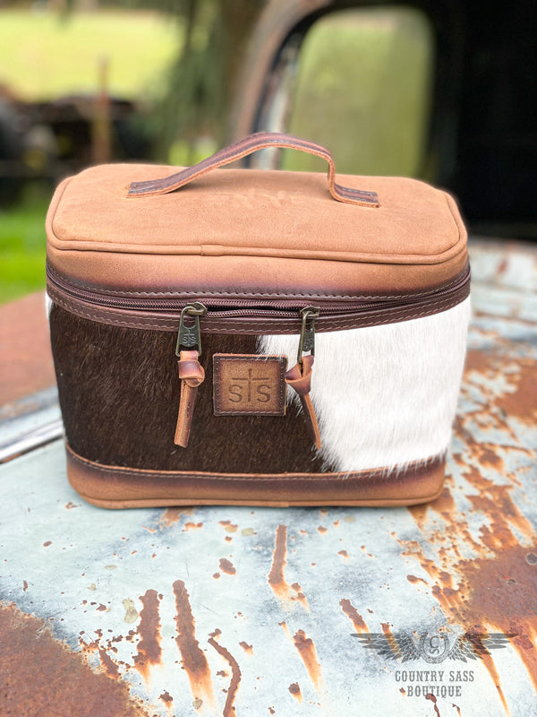 Cowhide Train Case